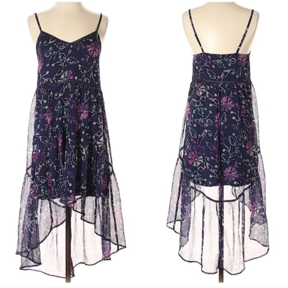 ECOTE Festival Boho Floral HiLo Dress Small OBO